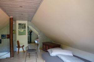 Katil atau katil-katil dalam bilik di Ferienhaus Felsenblick