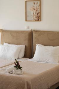 Posteľ alebo postele v izbe v ubytovaní Kalamionas Studios & Apartments