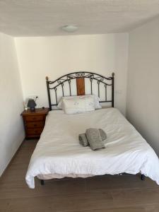 Postel nebo postele na pokoji v ubytování Estudio málaga aeropuerto