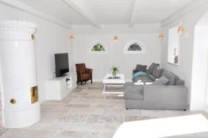 Posezení v ubytování Ferienhaus Amselkate