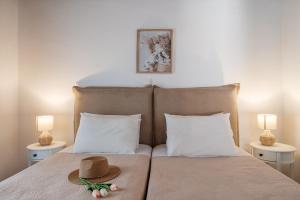 Posteľ alebo postele v izbe v ubytovaní Kalamionas Studios & Apartments