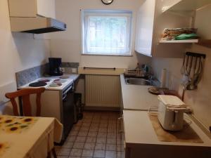 Kuchyň nebo kuchyňský kout v ubytování Ferienapartment Karle