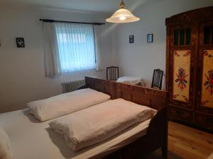 Postel nebo postele na pokoji v ubytování Ferienapartment Karle