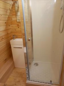 Koupelna v ubytování Cape Cornwall Pod with vast sea views