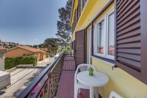 Balkón nebo terasa v ubytování Apartments Petra