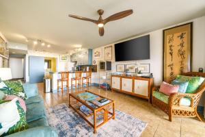 Η κουζίνα ή μικρή κουζίνα στο Big Island Kona Pacific E632 by Coldwell Banker Island Vacations