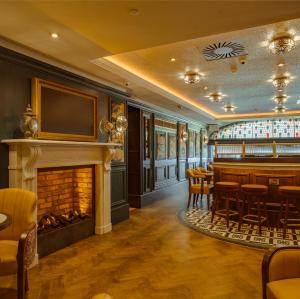 Χώρος καθιστικού στο The Mercantile Hotel