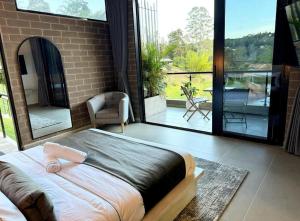 Balkón nebo terasa v ubytování Rooca Habitat Guatape