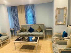 A seating area at Tiba Rose hurghada