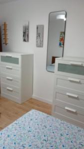 Postel nebo postele na pokoji v ubytování Casa unifamiliar en Calafell