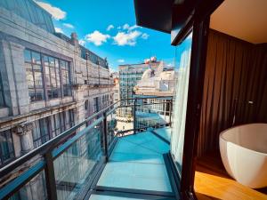 Balkón nebo terasa v ubytování Hotel Inffinit