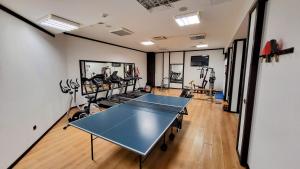 Fitness centrum a/nebo fitness zařízení v ubytování Panorama Family Hotel