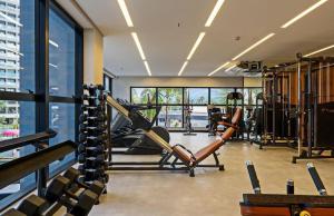 Fitness centrum a/nebo fitness zařízení v ubytování Apt RESORT SALINAS PREMIUM
