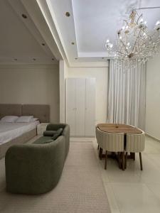 Voodi või voodid majutusasutuse Sphinx House toas