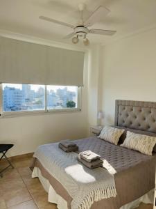 Postel nebo postele na pokoji v ubytování Excelente Depto Amplio Centro