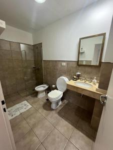 Koupelna v ubytování Excelente Depto Amplio Centro