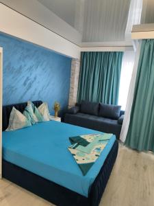 Postel nebo postele na pokoji v ubytování Studio Nazli - 2 min de plaja