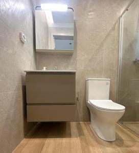 Ένα μπάνιο στο Anna Tiny Apartments