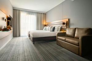 Voodi või voodid majutusasutuse Moxy Dublin City toas