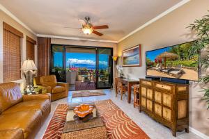 O zonă de relaxare la Kapalua Golf Villas 21T1 by Coldwell Banker Island Vacations