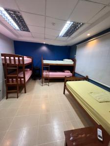 Cama ou camas em um quarto em Panama Hat Hostel