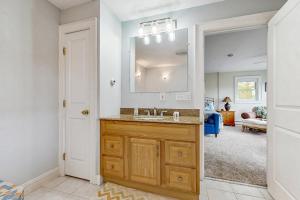 a bathroom with a sink and a mirror at The Betty in Jackson +46 photos
