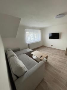 TV a/nebo společenská místnost v ubytování Apartmány Ferie