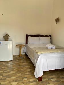 Postel nebo postele na pokoji v ubytování Casa da Andrea 02