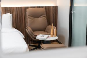 Postel nebo postele na pokoji v ubytování Hound hotel gunsan