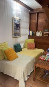 Χώρος καθιστικού στο Bungalow Broceliande