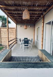 Αίθριο ή υπαίθριος χώρος στο Casa Paraquitas "Casa Frente al mar de Paracas"