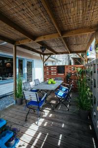 Balkón nebo terasa v ubytování B&B A L'aise