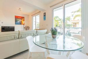 Χώρος καθιστικού στο Villa Rosita