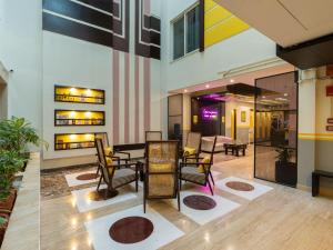 Χώρος καθιστικού στο The Hosteller Delhi