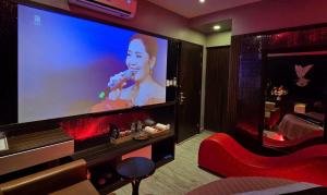 TV/trung tâm giải trí tại Kha Thy Hotel