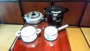 Set per la preparazione di tè e caffè presso 淵明庵