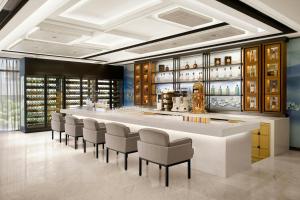 Lounge nebo bar v ubytování Daegu Marriott Hotel