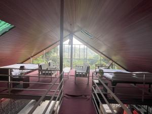 Katil atau katil-katil dalam bilik di Mountain View Homestay