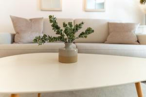 Ein Sitzbereich in der Unterkunft Villa Eden Binz Typ 3 / Apartment 12