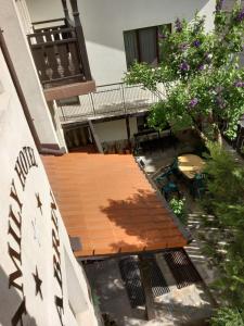 Balkón nebo terasa v ubytování Guest house Skabrin
