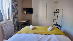Postel nebo postele na pokoji v ubytování Elégant Appartement T3 - 2 CHAMBRES - Netflix - Terrasse