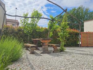 Zahrada ubytování Apartma Kras