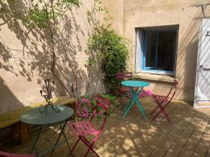 Patio nebo venkovní prostory v ubytování Chambre d'hôte avec cour privative