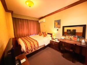 Postel nebo postele na pokoji v ubytování Hotel Gasthof