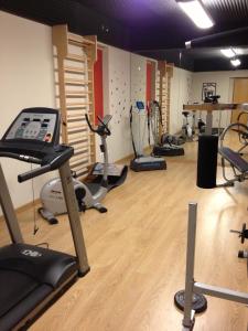 Fitness centrum a/nebo fitness zařízení v ubytování Hotel Cortese