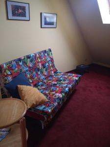 Posezení v ubytování Ferienwohnung am Küstenwald