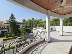 a view from the balcony of a house at Butt Lodges 2 in Islamabad