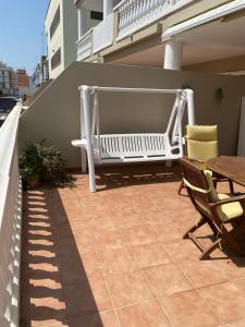 Balkón nebo terasa v ubytování Encantador apartamento con terraza en la Playa de Moncófar