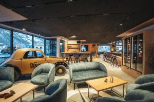 Hotel Porta Cervino的休息区