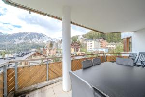 Nespecifikovaný výhled na hory nebo výhled na hory při pohledu z apartmánu